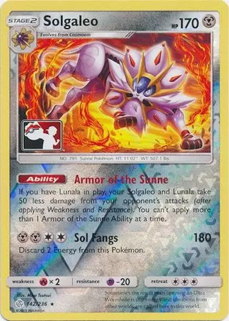 Solgaleo (142/236) [League & Championship Cards] | Silver Goblin