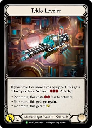 Teklo Leveler (LGS190) Cold Foil - FaB Promos