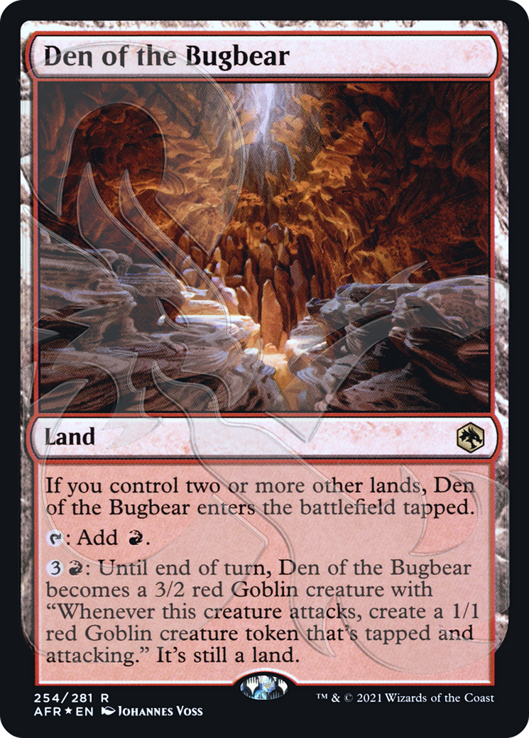 Den of the Bugbear (254) Foil - Adventures in the Forgotten Realms Promos