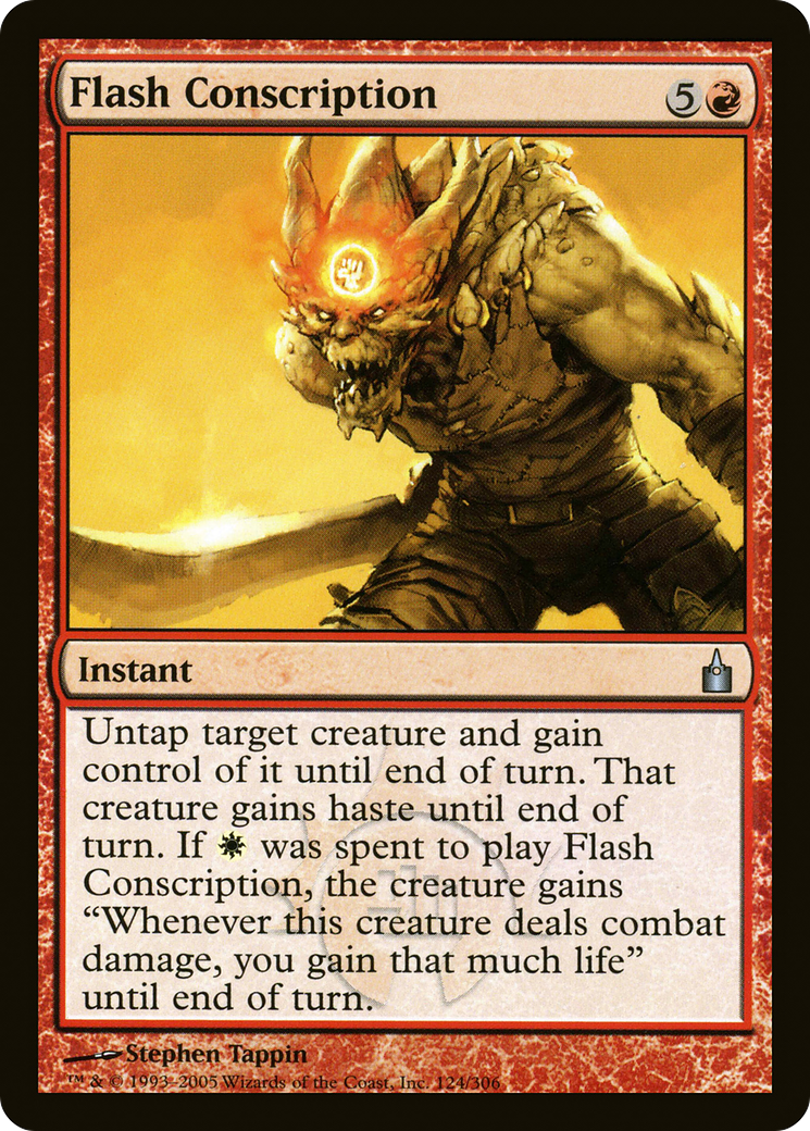 Flash Conscription (124) - Ravnica: City of Guilds