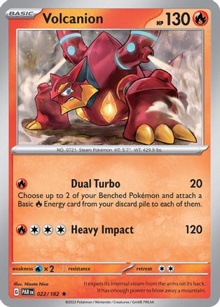 Volcanion (022/182) [Scarlet & Violet: Paradox Rift] | Silver Goblin