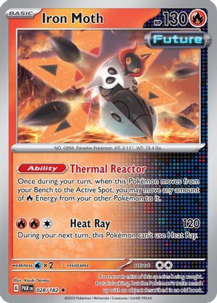 Iron Moth (28) Holofoil - Paradox Rift