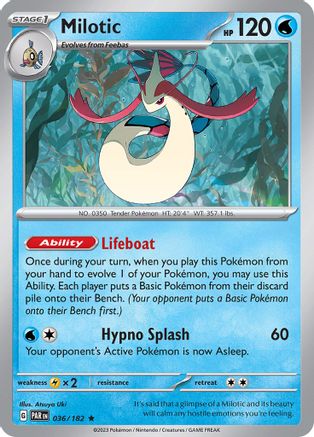 Milotic (36) Holofoil - SV04 Paradox Rift