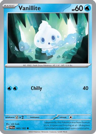 Vanillite (43) - SV04 Paradox Rift