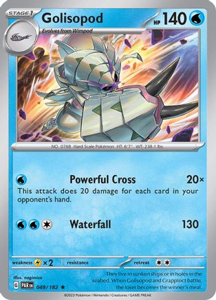 Golisopod (049/182) [Scarlet & Violet: Paradox Rift] | Silver Goblin