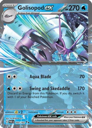 Golisopod ex - 050/182 (50) Holofoil - SV04 Paradox Rift