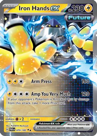 Iron Hands ex - 070/182 (70) Holofoil - SV04 Paradox Rift