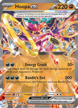 Hoopa ex (98) Holofoil - SV04 Paradox Rift