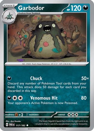 Garbodor - 117/182 (117) - SV04 Paradox Rift