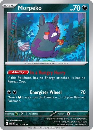 Morpeko - 121/182 (121) Holofoil - SV04 Paradox Rift
