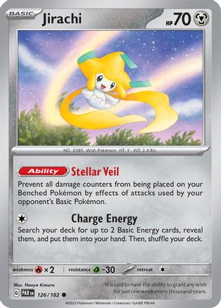 Jirachi (126/182) [Scarlet & Violet: Paradox Rift] | Silver Goblin