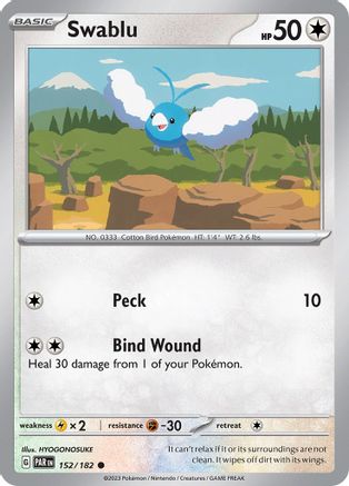 Swablu (152/182) [Scarlet & Violet: Paradox Rift] | Silver Goblin