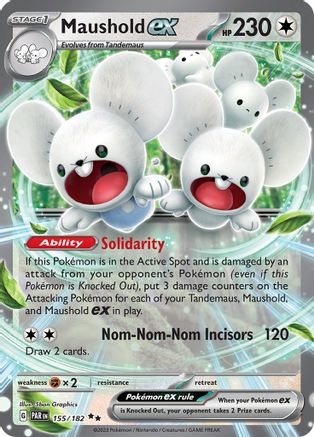 Maushold ex (155) Holofoil - SV04 Paradox Rift
