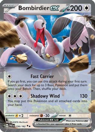 Bombirdier ex (156) Holofoil - SV04 Paradox Rift