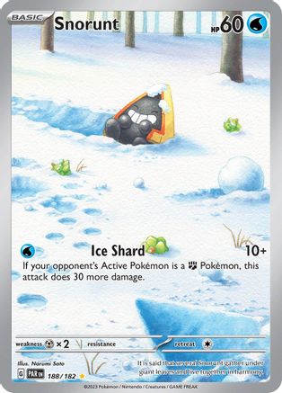 Snorunt - 188/182 (188) Holofoil - SV04 Paradox Rift