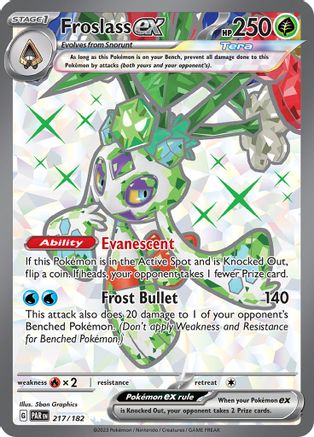 Froslass ex (217/182) [Scarlet & Violet: Paradox Rift] | Silver Goblin