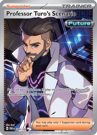 Professor Turo's Scenario - 240/182 (240) Holofoil - SV04 Paradox Rift