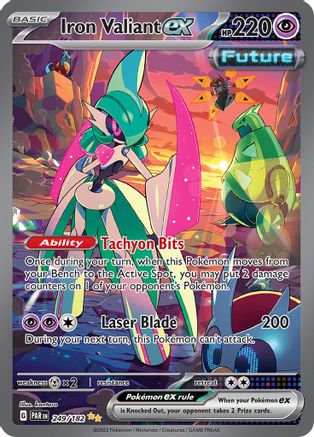 Iron Valiant ex (249/182) [Scarlet & Violet: Paradox Rift] | Silver Goblin