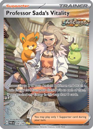 Professor Sada's Vitality - 256/182 (256) Holofoil - SV04 Paradox Rift