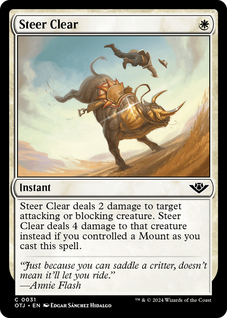 Steer Clear (031) Foil - Outlaws of Thunder Junction