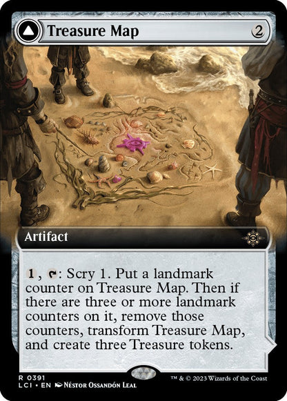 Treasure Map // Treasure Cove (Extended Art) [The Lost Caverns of Ixalan] Foil