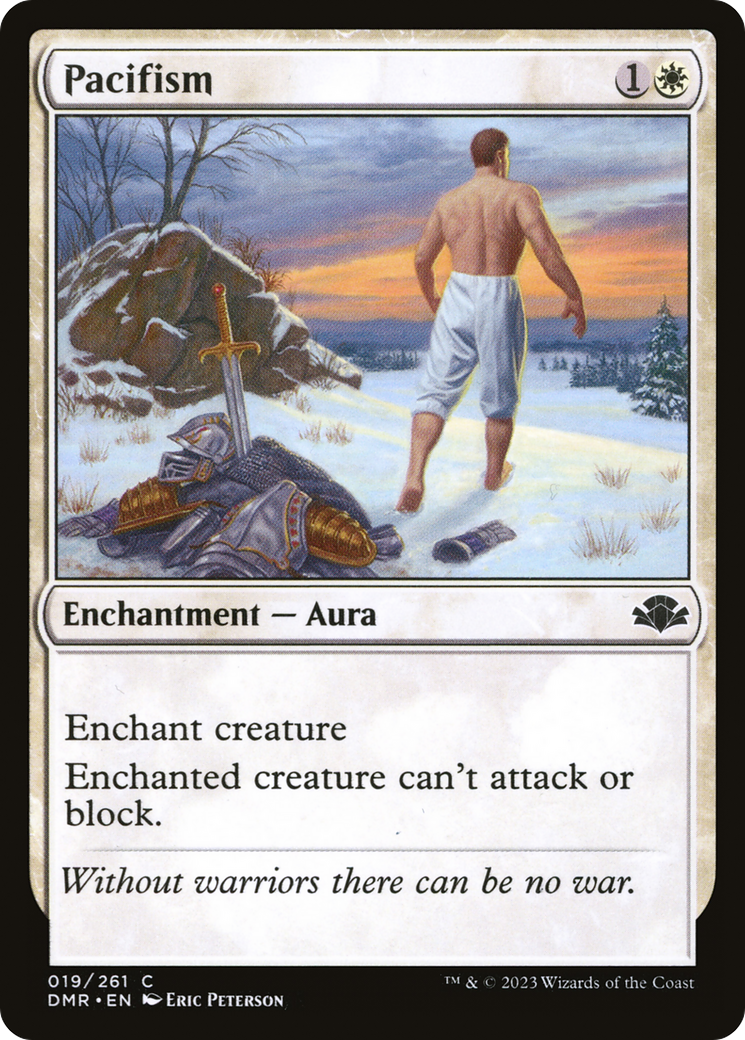 Pacifism [Dominaria Remastered] Foil