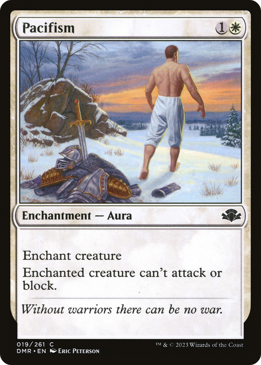 Pacifism [Dominaria Remastered] Foil
