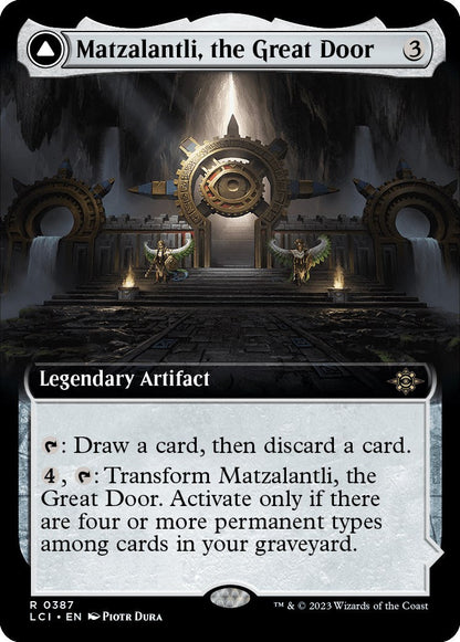 Matzalantli, the Great Door (Extended Art) (387) Foil - The Lost Caverns of Ixalan