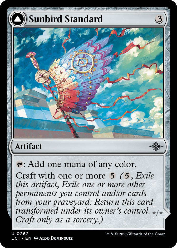 Sunbird Standard // Sunbird Effigy [The Lost Caverns of Ixalan] Foil