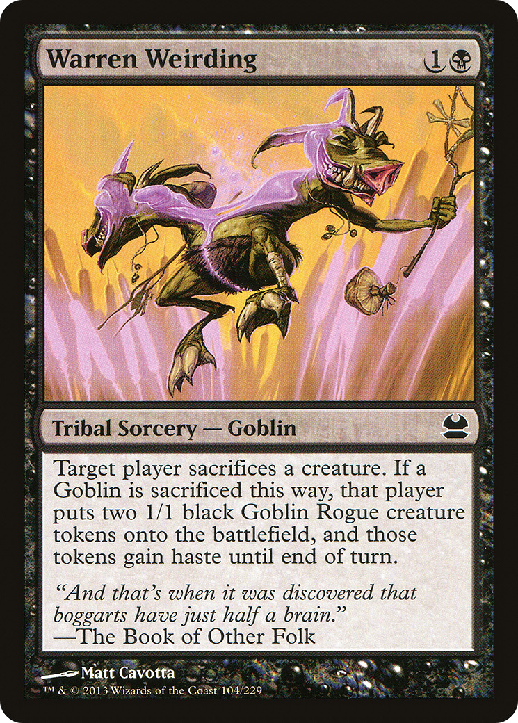 Warren Weirding (104) - Modern Masters