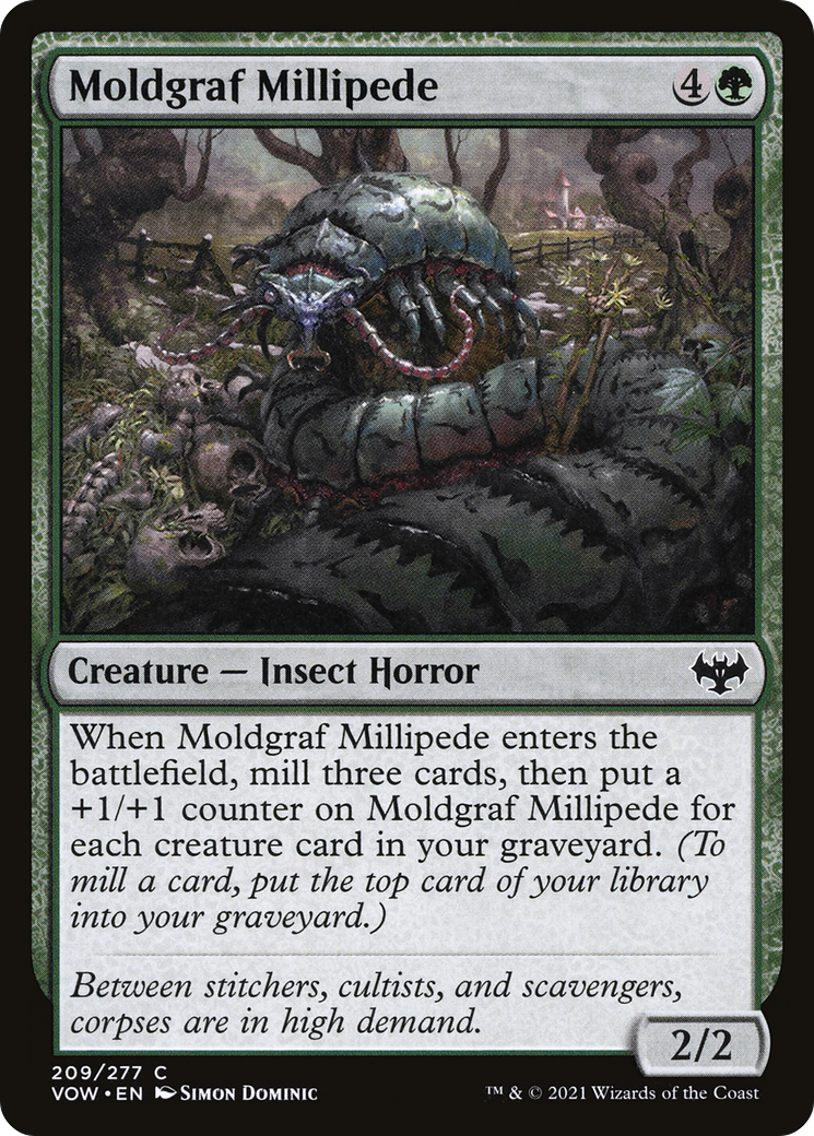 Moldgraf Millipede [Innistrad: Crimson Vow] Foil