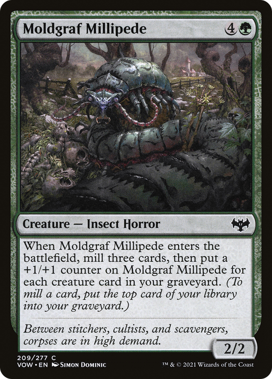 Moldgraf Millipede [Innistrad: Crimson Vow] Foil