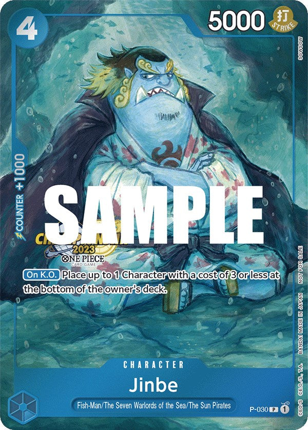 Jinbe (CS 2023 Event Pack) [One Piece Promotion Cards] | Silver Goblin