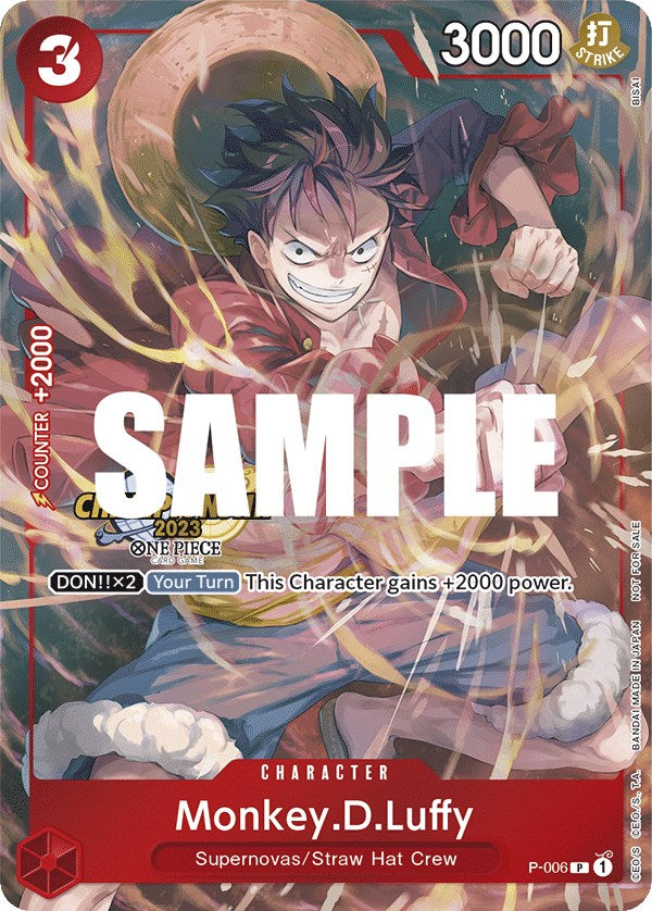 Monkey.D.Luffy (CS 2023 Celebration Pack) [One Piece Promotion Cards] | Silver Goblin