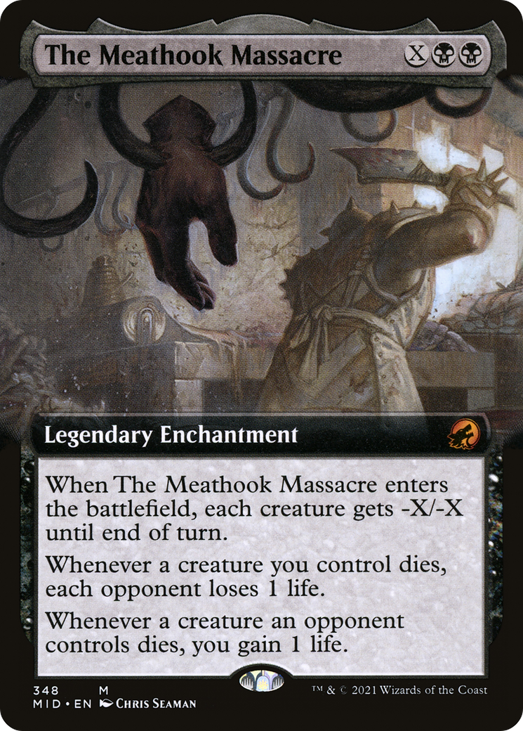 The Meathook Massacre (Extended Art) (348) Foil - Innistrad: Midnight Hunt