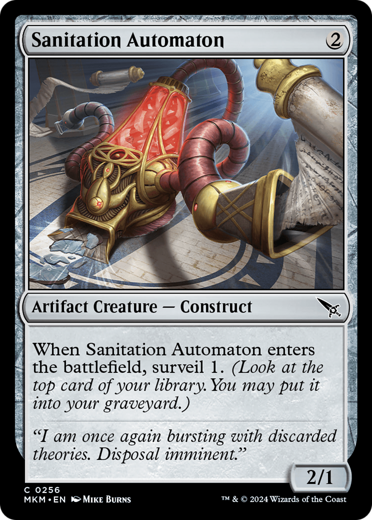 Sanitation Automaton (256) Foil - Murders at Karlov Manor