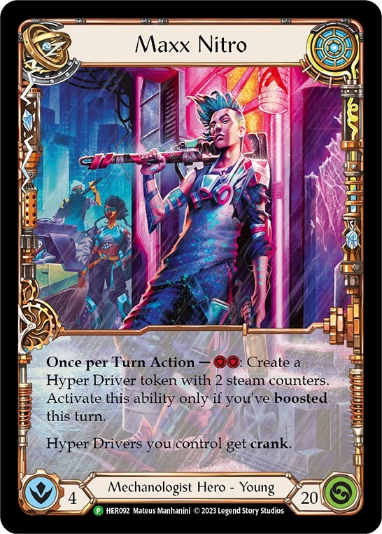 Maxx Nitro [HER092] (Promo)  Cold Foil | Silver Goblin