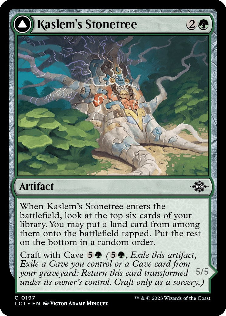 Kaslem's Stonetree [The Lost Caverns of Ixalan] | Silver Goblin