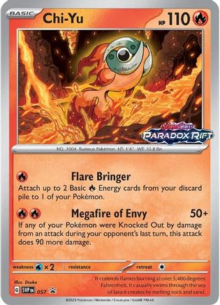 Chi-Yu - 057 (Prerelease) (57) Holofoil - SV Scarlet & Violet Promo Cards