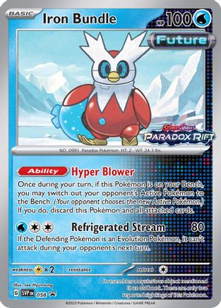 Iron Bundle - 058 (Prerelease) (58) Holofoil - SV Scarlet & Violet Promo Cards