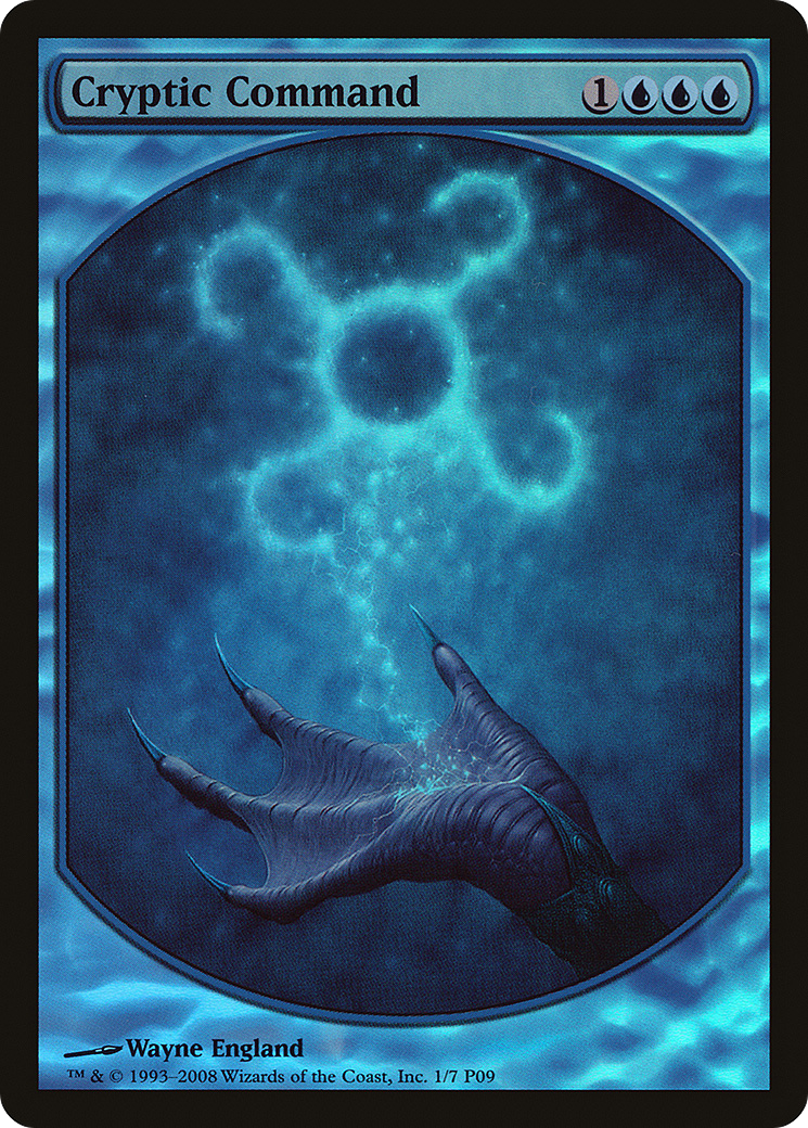 Cryptic Command (001) Foil - Magic Player Rewards 2009
