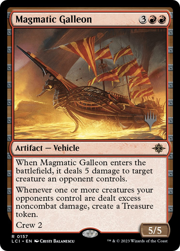 Magmatic Galleon (Promo Pack) [The Lost Caverns of Ixalan Promos] | Silver Goblin