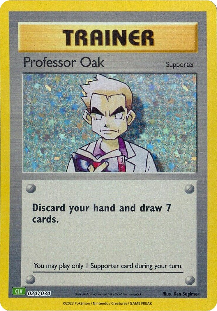 Professor Oak (CLV) [Trading Card Game Classic] | Silver Goblin