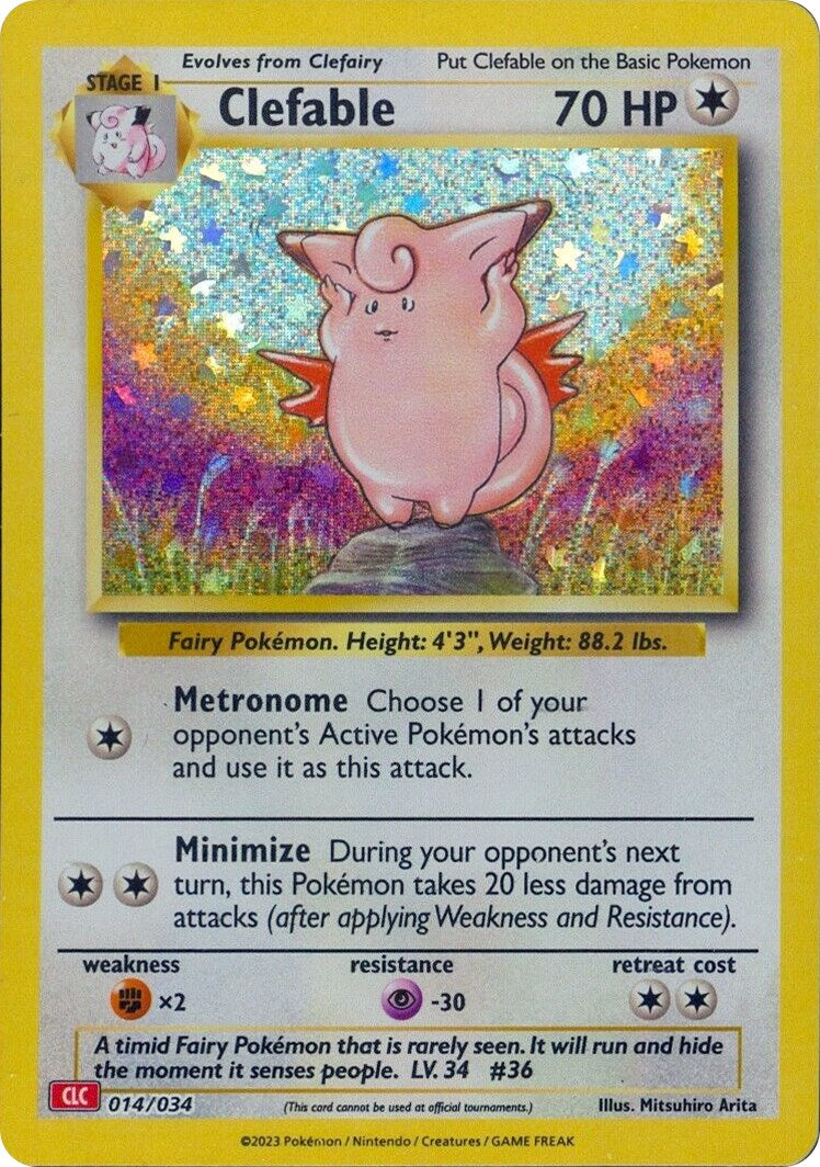 Clefable [Trading Card Game Classic] | Silver Goblin