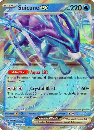 Suicune ex (10) Holofoil - Trading Card Game Classic