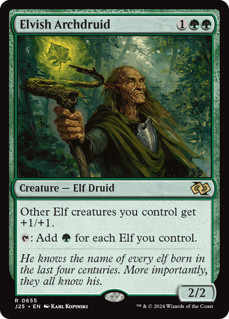 Elvish Archdruid [Foundations Jumpstart] | Silver Goblin