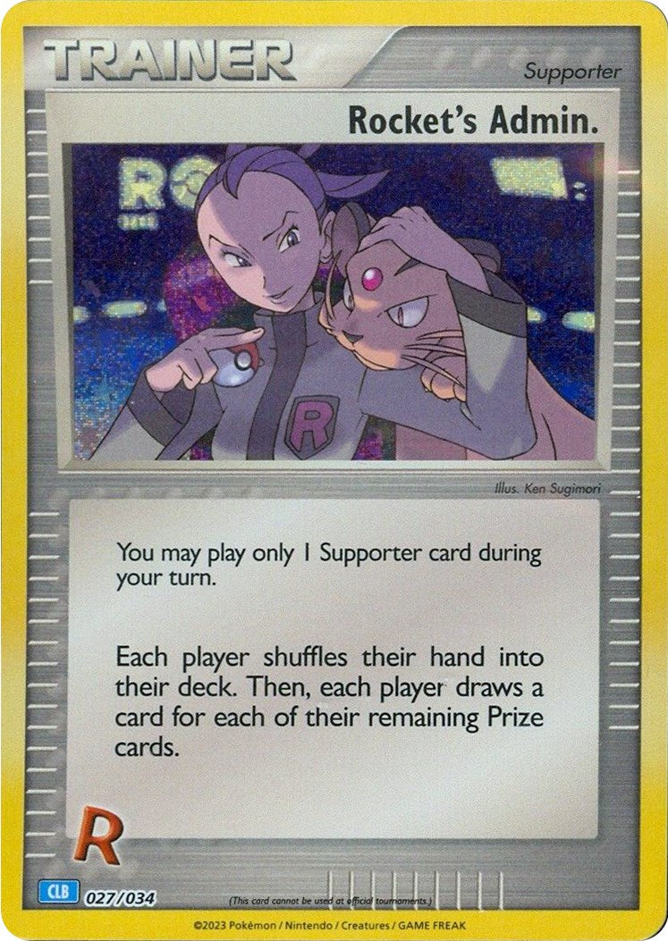 Rocket's Admin. (CLB) [Trading Card Game Classic] | Silver Goblin