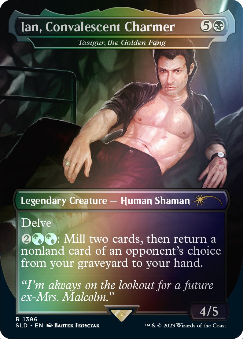 Ian, Convalescent Charmer - Tasigur, the Golden Fang (Rainbow Foil) [Secret Lair Drop Series] | Silver Goblin