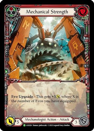 Mechanical Strength (Red) (LGS224) Rainbow Foil - FaB Promos