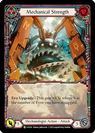 Mechanical Strength (Blue) (LGS226) Rainbow Foil - FaB Promos